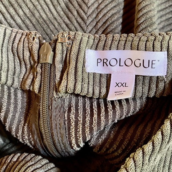 ✨Prologue Sage Green Corduroy A-Line Dress✨ NWOT - Picture 6 of 11